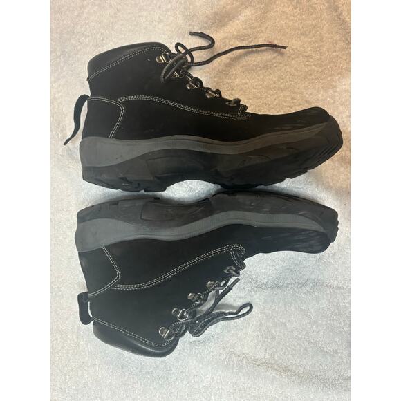 Steve Madden black shoe size 8.5 Suspend Black Nubuck 8 1/2 - Picture 8 of 16